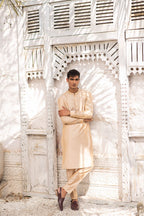 Biege Kurta pyjama